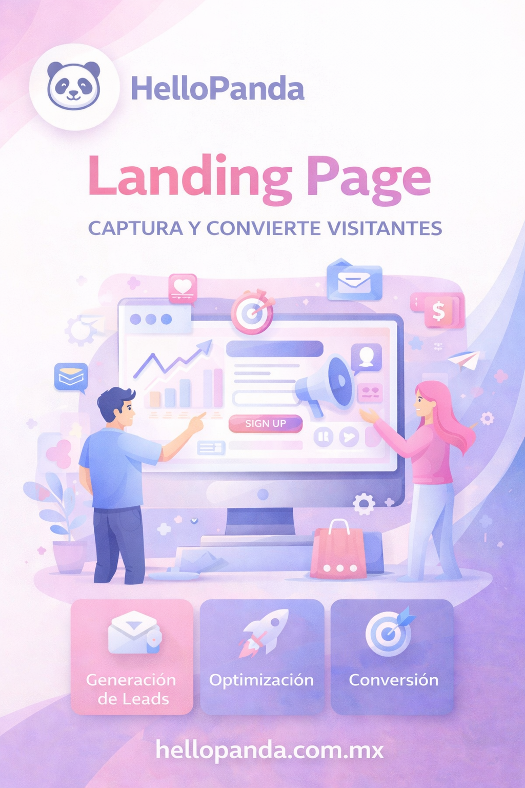 Landing pages que convierten visitantes en clientes